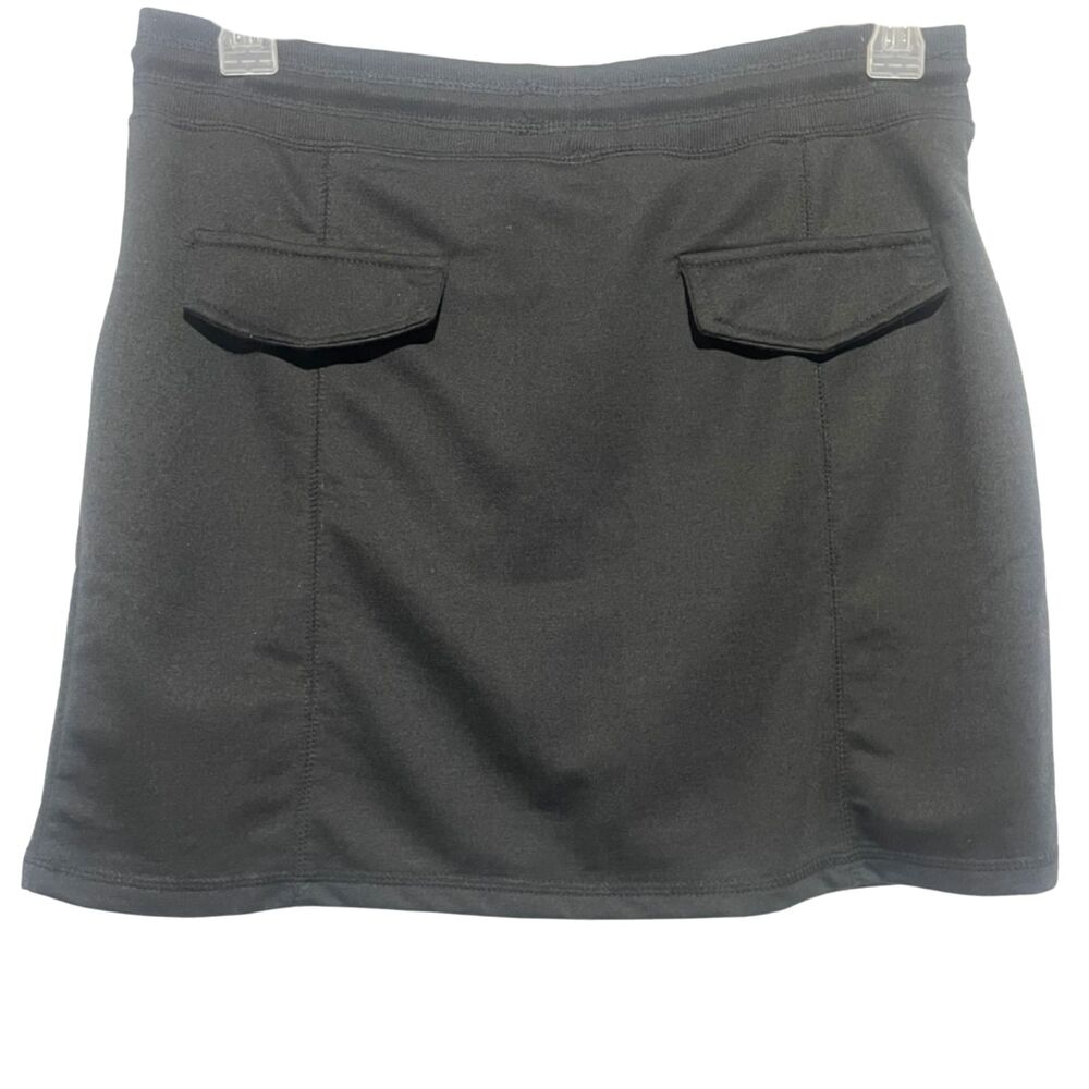 Y2K Black Esperanza Mini Skort Floral Embroidery Medium - Picture 3 of 8